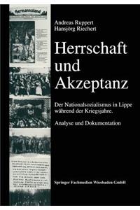 Herrschaft Und Akzeptanz