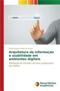 Arquitetura da informação e usabilidade em ambientes digitais