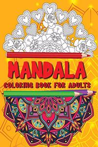 Mandala coloring book for adults