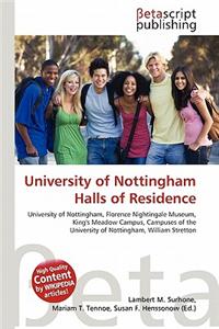 University of Nottingham Halls of Residence