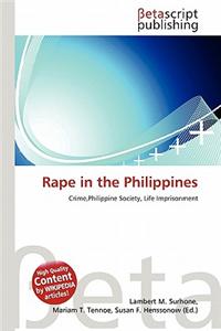 Rape in the Philippines