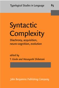 Syntactic Complexity