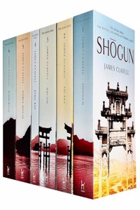 The Novels of Asian Saga Series 6 Books Collection Set By James Clavell(Shogun, Tai-Pan, Gai-Jin, King Rat, Noble House & Whirlwind) Paperback