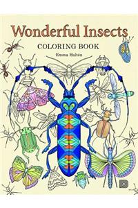 Wonderful Insects Coloring Book