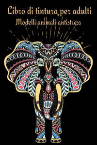 Libro da colorare per adulti Stress Relieving Animal Designs