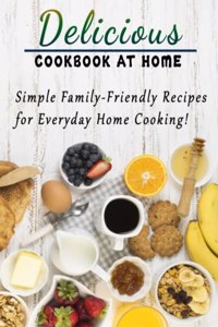Delicious cookbook at home