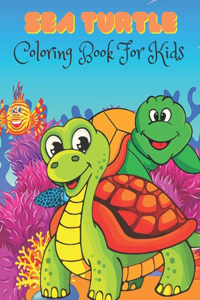 Sea Turtle Coloring Book For Kids
