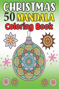 Christmas 50 Mandala Coloring Book