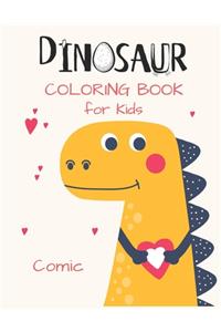 DINOSAUR Coloring Book for Kids Comic