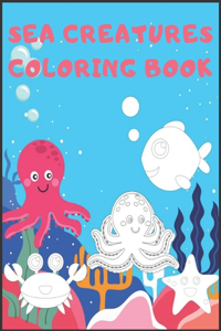 Sea Creatures Coloring Book