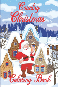 Country Christmas Coloring Book