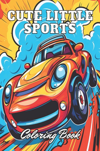 Cute Little Sports Car Coloring Book
