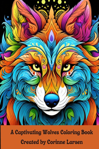 Captivating Wolves Coloring Book