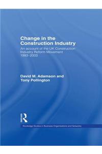 Change in the Construction Industry