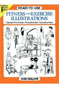Ready-To-Use Fitness and Exercise Illustrations