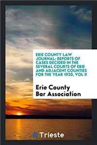 Erie County Law Journal