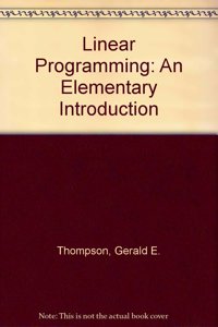 LINEAR PROGRAMMING