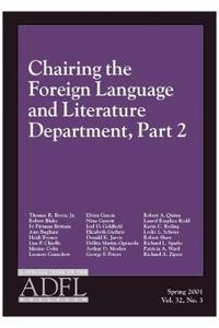Chairing the Foreign Language and Literature Department, Part 2