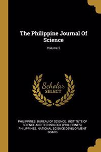 The Philippine Journal Of Science; Volume 2