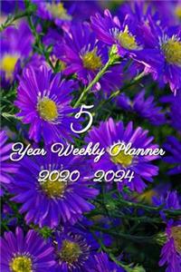 5 Year Weekly Planner 2020 - 2024