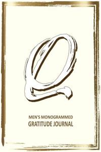 Q Men's Monogrammed Gratitude Journal