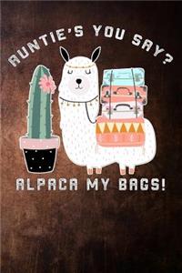 Auntie's You Say Alpaca My Bags