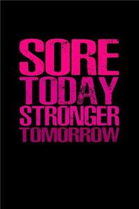 Sore Today Stronger Tomorrow