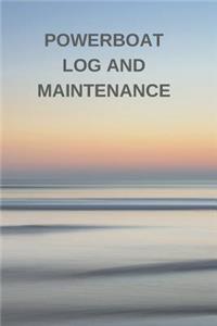 Powerboat Log and Maintenance