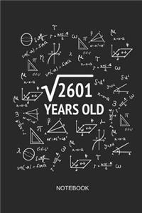 2601 Years Old Notebook