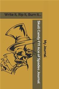 Skull Candy FYI Ace of Spades Journal