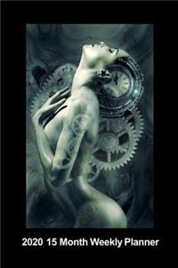 Plan On It 2020 Weekly Calendar Planner - Steampunk Timeless Beauty