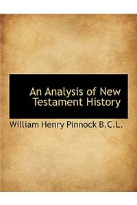 An Analysis of New Testament History