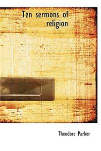Ten Sermons of Religion