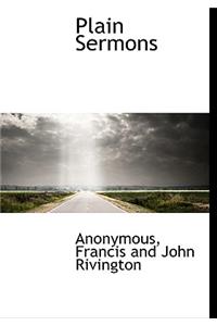 Plain Sermons