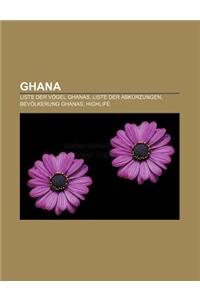 Ghana: Liste Der Vogel Ghanas, Liste Der Abkurzungen, Bevolkerung Ghanas, Highlife