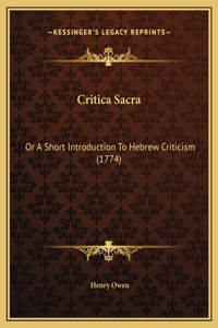 Critica Sacra