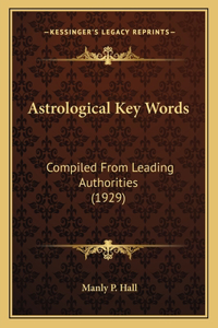 Astrological Key Words