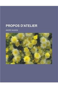 Propos D'Atelier