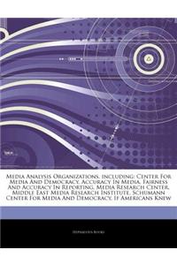 Articles on Media Analysis Organizations, Including