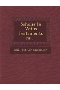 Scholia in Vetus Testamentum ...