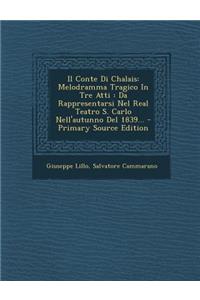 Il Conte Di Chalais