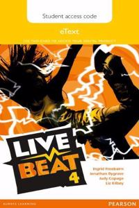 Live Beat 4 eText Student Access Card