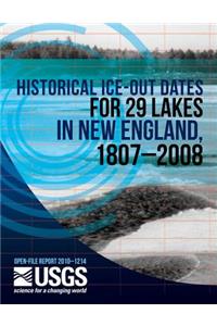 Historical Ice-Out Dates for 29 Lakes in New England, 1807?2008