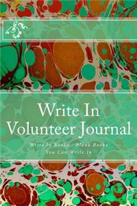 Write In Volunteer Journal