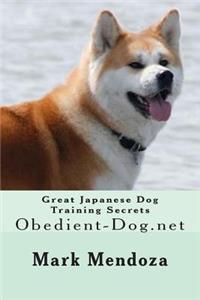 Great Japanese Dog Training Secrets
