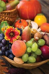 Autumn Harvest Bounty 5 Grid Notebook