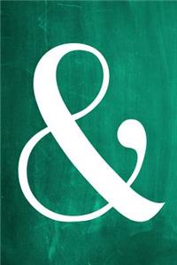 Chalkboard Journal - Ampersand (Green)