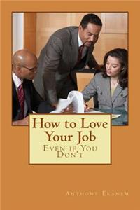 How to Love Your Job