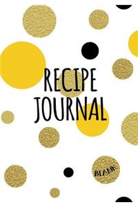 Recipe Journal Blank