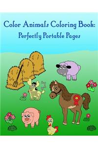 Color Animals Coloring Book